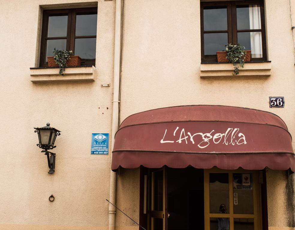 L'Argolla Hostal Santa Coloma De Farners Esterno foto